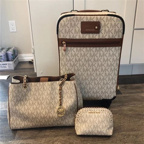 mens michael kors luggage|Michael Kors luggage sets clearance.